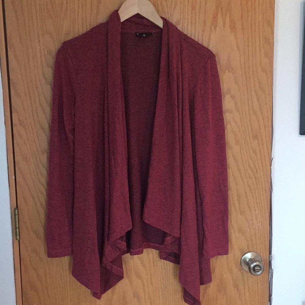Bobeau Waterfall Open Cardigan